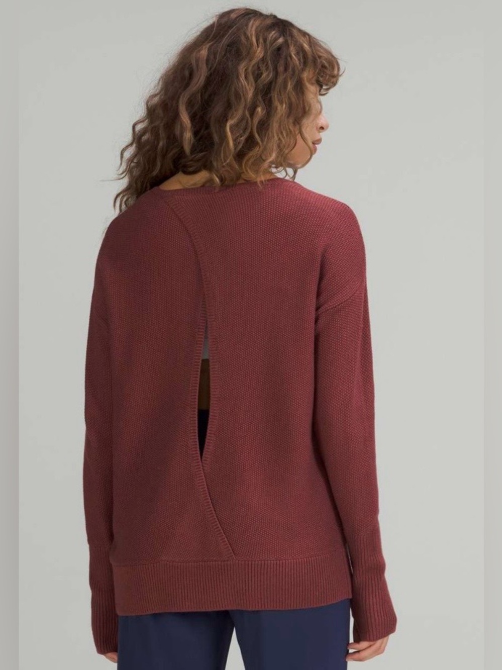 Lululemon Cashlu Crossover Back Sweater
